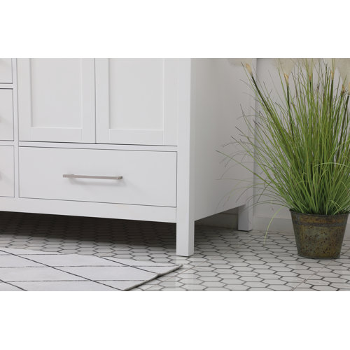 Andover Mills™ Broadview 60'' Free Standing Double Bathroom Vanity with